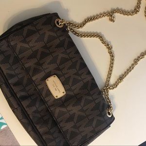 Michael Kors Monogram Shoulder Bag